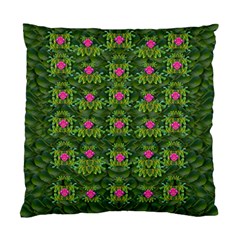 The Most Sacred Lotus Pond With Fantasy Bloom Standard Cushion Case (one Side) by pepitasart