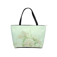 Pastel Roses Background Romantic Classic Shoulder Handbag by Nexatart