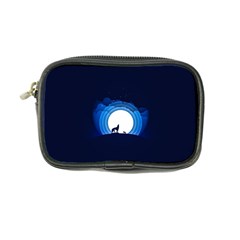 Month Full Moon Wolf Night Coin Purse by Nexatart