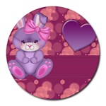 Illustration Love Celebration Round Mousepads Front