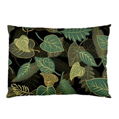 Autumn Fallen Leaves Dried Leaves Pillow Case (two Sides) by Nexatart