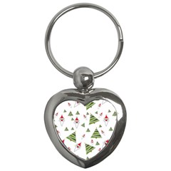 Christmas Santa Claus Decoration Key Chains (Heart) 