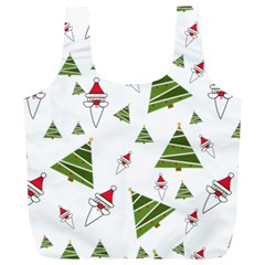 Christmas Santa Claus Decoration Full Print Recycle Bag (xl) by Nexatart