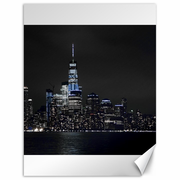 New York Skyline New York City Canvas 18  x 24 