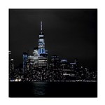 New York Skyline New York City Face Towel Front