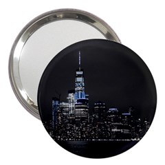 New York Skyline New York City 3  Handbag Mirrors by Nexatart