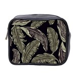 Jungle Leaves Tropical Pattern Mini Toiletries Bag (Two Sides) Front