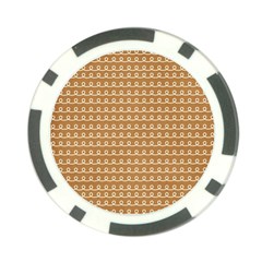 Gingerbread Christmas Poker Chip Card Guard