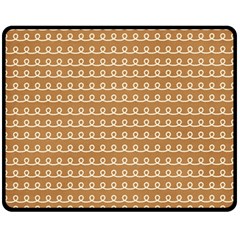 Gingerbread Christmas Fleece Blanket (medium) 