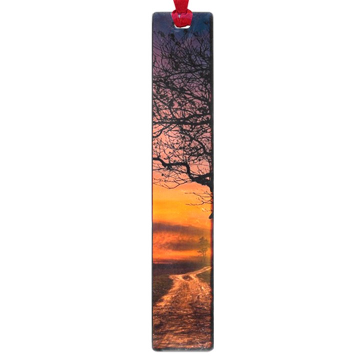 Lonely Tree Sunset Wallpaper Large Book Marks