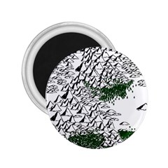 Montains Hills Green Forests 2 25  Magnets
