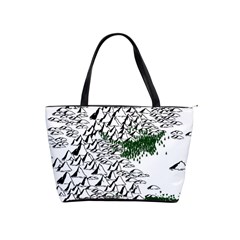 Montains Hills Green Forests Classic Shoulder Handbag