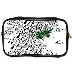 Montains Hills Green Forests Toiletries Bag (one Side)