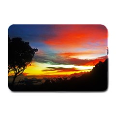 Sunset Mountain Indonesia Adventure Plate Mats by Nexatart