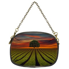 Natural Tree Chain Purse (two Sides)