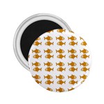 Small Fish Water Orange 2.25  Magnets Front