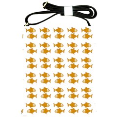 Small Fish Water Orange Shoulder Sling Bag