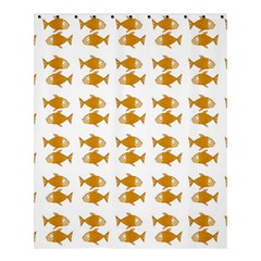 Small Fish Water Orange Shower Curtain 60  X 72  (medium) 