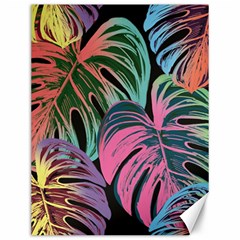 Leaves Tropical Jungle Pattern Canvas 12  X 16 