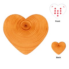 Rings Wood Line Playing Cards (heart) by Alisyart