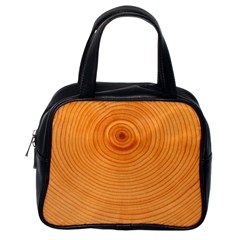 Rings Wood Line Classic Handbag (one Side)