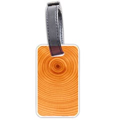 Rings Wood Line Luggage Tags (one Side) 