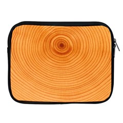 Rings Wood Line Apple Ipad 2/3/4 Zipper Cases