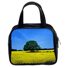 Tree In Field Classic Handbag (two Sides)