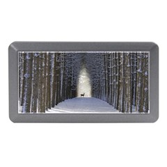 Trees Nature Snow Deer Landscape Winter Memory Card Reader (mini) by Alisyart