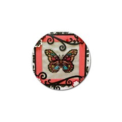 Cross Stitch Butterfly Golf Ball Marker (10 Pack)