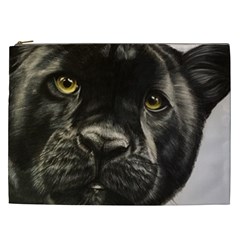 Panther Cosmetic Bag (xxl) by ArtByThree