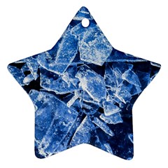 Cold Ice Star Ornament (two Sides) by FunnyCow