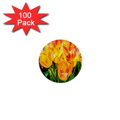 Festival Of Tulip Flowers 1  Mini Buttons (100 Pack) 