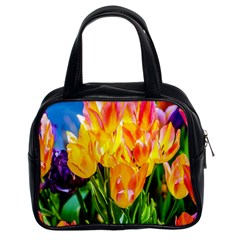 Festival Of Tulip Flowers Classic Handbag (two Sides) by FunnyCow