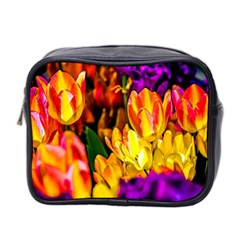 Fancy Tulip Flowers In Spring Mini Toiletries Bag (two Sides) by FunnyCow