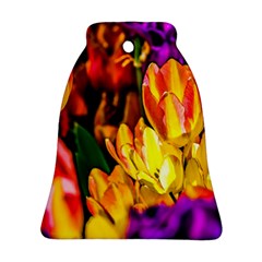 Fancy Tulip Flowers In Spring Ornament (bell) by FunnyCow