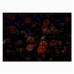 Floral Fireworks Large Glasses Cloth by FunnyCow