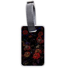 Floral Fireworks Luggage Tags (one Side)  by FunnyCow