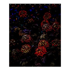 Floral Fireworks Shower Curtain 60  X 72  (medium)  by FunnyCow