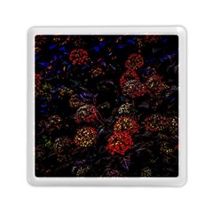 Floral Fireworks Memory Card Reader (square) by FunnyCow