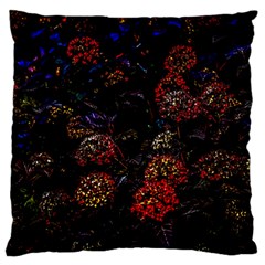 Floral Fireworks Standard Flano Cushion Case (one Side) by FunnyCow