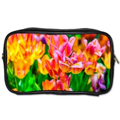 Blushing Tulip Flowers Toiletries Bag (one Side) by FunnyCow