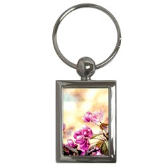 Paradise Apple Blossoms Key Chains (rectangle)  by FunnyCow