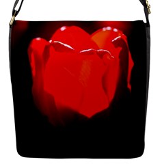 Red Tulip A Bowl Of Fire Flap Closure Messenger Bag (s) by FunnyCow