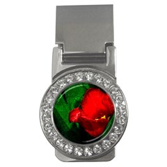 Red Tulip After The Shower Money Clips (cz)  by FunnyCow