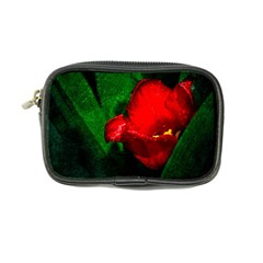 Red Tulip After The Shower Coin Purse by FunnyCow
