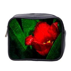 Red Tulip After The Shower Mini Toiletries Bag (two Sides) by FunnyCow