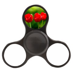 Three Red Tulips, Green Background Finger Spinner by FunnyCow