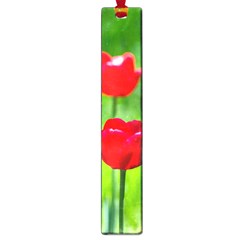 Red Tulip Flowers, Sunny Day Large Book Marks by FunnyCow