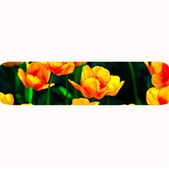 Yellow Orange Tulip Flowers Large Bar Mats by FunnyCow